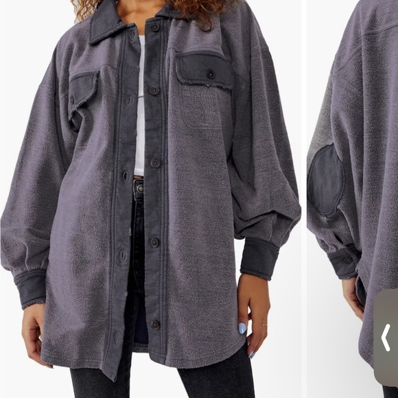 We the Free Ruby Fleece Shirt Jacket - Picture 2 of 3